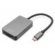 Czytnik kart USB-C, 2-portowy UHS-II SD4.0 TF4.0 High Speed, aluminiowy, Szary Czytnik kart USB-C, 2-portowy UHS-II SD4.0 TF4.0 High Speed, aluminiowy, Szary