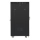 Szafa rack stojąca 19 cali 27U 800x1200 czarna drzwi szklane LCD FLAT PACK 