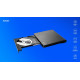 Zewnętrzna nagrywarka typu Slim CD/DVD R/RW, USB-C/USB-A, AK-59 