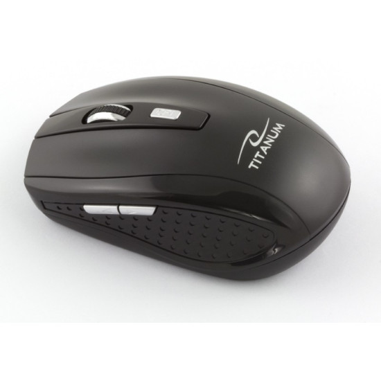 Mysz Titanum SNAPPER TM105K, Bezprzewodowa 2.4GHz, DPI 1000/1600, 6 przycisków, NANO odbiornik