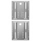 RHD-125S Ramka metalowa do montażu 1x 2.5
