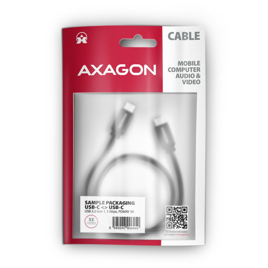 BUCM3-CM30AB Kabel USB-C  USB-C, 3.0m, PD 60W, 3A, ALU, oplot, czarny