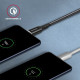BUCM-AM15AB Kabel USB-C   USB-A, 1.5m, USB 2.0, 3A, ALU, oplot, Czarny