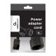 Adapter zasilania IEC320 C14->SCHUKO(F) 15 cm 