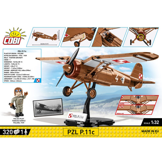 Klocki PZL P.11c 