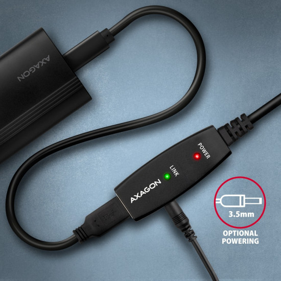 Kabel ADR-215 USB 2.0 A-M -> A-F aktywny kabel przedłużacz/wzmacniacz 15m