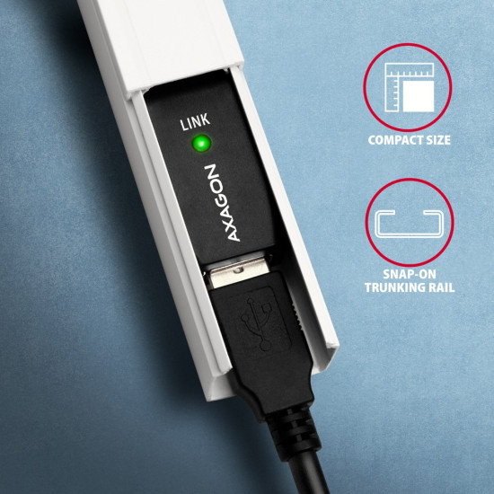 Kabel ADR-205 USB 2.0 A-M -> A-F aktywny kabel przedłużacz/wzmacniacz 5m