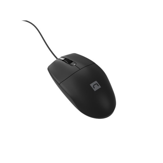 Mysz Ruff Plus 1200 DPI 1.8m Czarna  