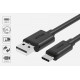 Kabel USB-C - USB-A 2.0; 2M; M/M; C14068BK 