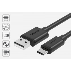 Kabel USB-C - USB-A 2.0 ; 3M; M/M; C14069BK 