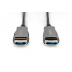 Kabel połączeniowy hybrydowy AOC HDMI 2.0 Premium HighSpeed 4K/60Hz UHD HDMI A/HDMI A M/M czarny 10m