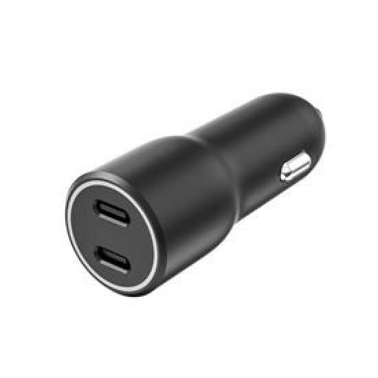 Ładowarka samochodowa 2xUSB C 45W PD