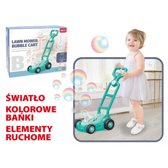 Kosiarka na bańki niebieska