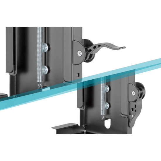 Uniwersalny uchwyt do montażu PC pod biurkiem z mechanizmem Easy-Locking 