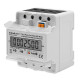 Trójfazowy elektroniczny licznik | miernik zużycia energii na szynę DIN | 230V | LCD | 4P 
