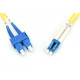 Patchcord światłowodowy FO LC-SC SM 9/125 duplex LSOH 1m