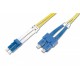 Patchcord światłowodowy FO LC-SC SM 9/125 duplex LSOH 1m