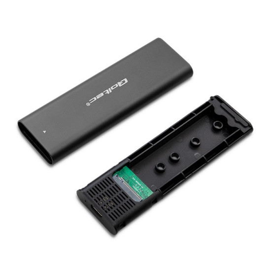 Obudowa | kieszeń do dysków M.2 SATA SSD | NVME | USB typ C 