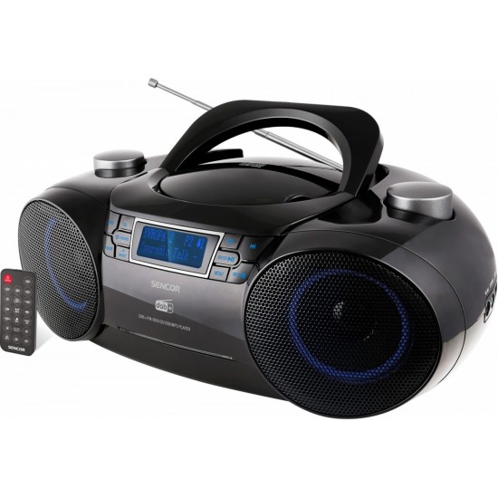 Boombox z DAB+ SPT 6500 odtwarzacz CD/MP3/USB/SD Bluetooth