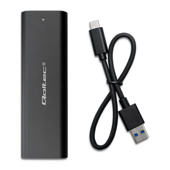 Obudowa | kieszeń do dysków M.2 SATA SSD | NGFF | USB typ C 
