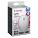 Mysz bezprzewodowa silent click AURIS MB-027 800/1200/1600 DPI Biała 