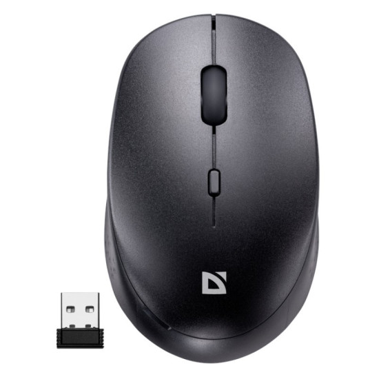 Mysz bezprzewodowa silent click AURIS MB-027 800/1200/1600 DPI Czarna