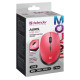 Mysz bezprzewodowa silent click AURIS MB-027 800/1200/1600 DPI Czerwona 