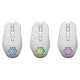 Mysz gamingowa bezprzewodowa Glory GM-514 RGB 7P 1200/2400/3200 DPI Biała 