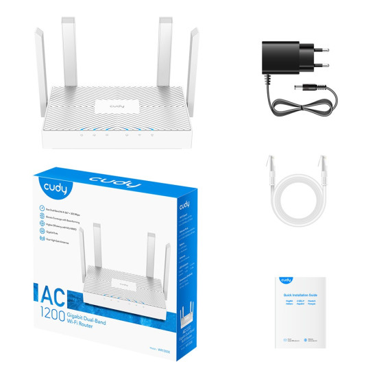 Router WR1300E Router Mesh Gigabit WiFi AC1200 
