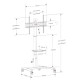Stojak Mobilny LCD/LED 32-70cali, 40kg z półką