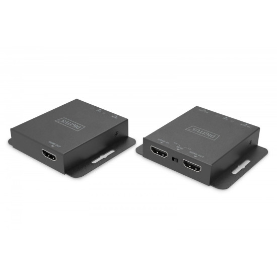 Przedłużacz/Extender HDMI 4K 30Hz 70m po skrętce Cat.5e/6/7/8 HDCP 1.4 EDID IR PoC, zestaw