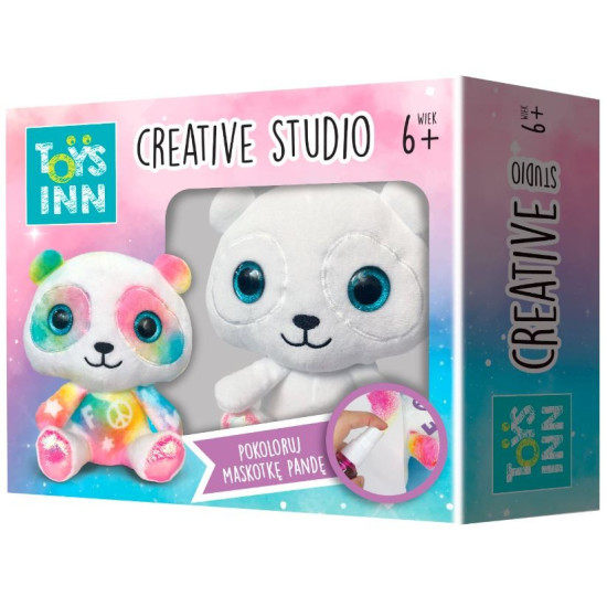 Zestaw kreatywny Creative Studio panda maskotka do kolorowania