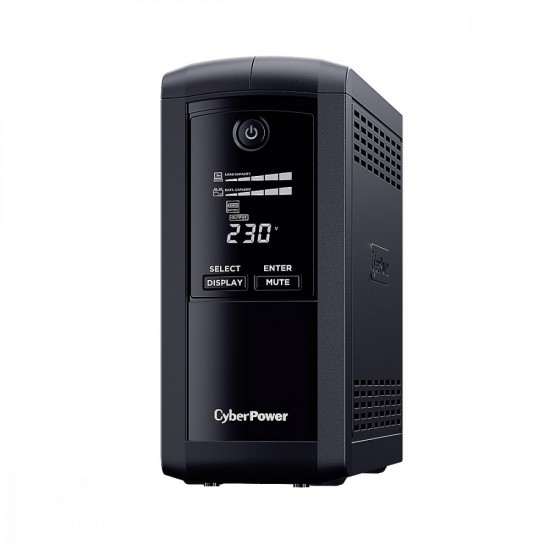 Zasilacz awaryjny VP1000ELCD-FR 1000VA/550W/4xFR,AVR,LCD/RJ45 Zasilacz awaryjny VP1000ELCD-FR 1000VA/550W/4xFR,AVR,LCD/RJ45