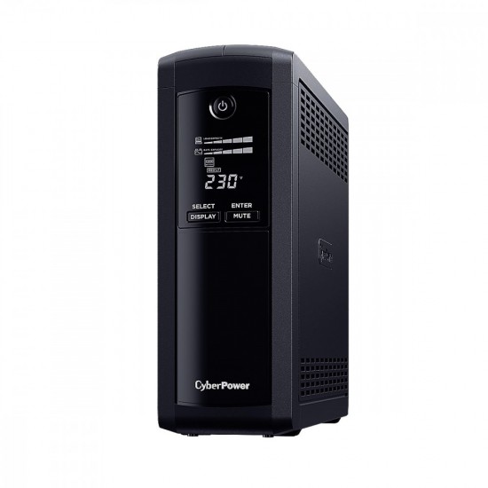 Zasilacz awaryjny VP1200ELCD-FR 1200VA / 720W / 5xFR / AVR / LCD / RJ45 Zasilacz awaryjny VP1200ELCD-FR 1200VA / 720W / 5xFR / AVR / LCD / RJ45