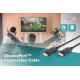 Kabel połączeniowy DisplayPort z zatrzaskami 1080p 60Hz FHD Typ DP/DP M/M czarny 10m