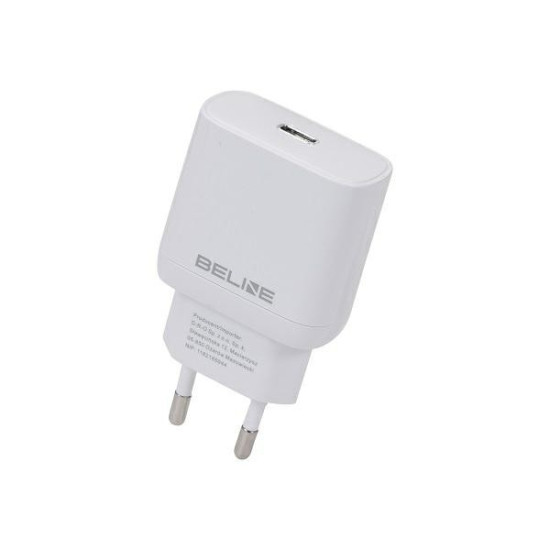 Ładowarka sieciowa 25W USB-C PD 3.0 bez kabla, biała