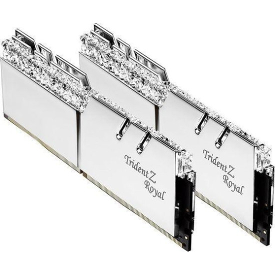 Pamięć PC DDR4 32GB (2x16GB) Trident Royal RGB 3600MHz CL18 XMP2 Srebrna