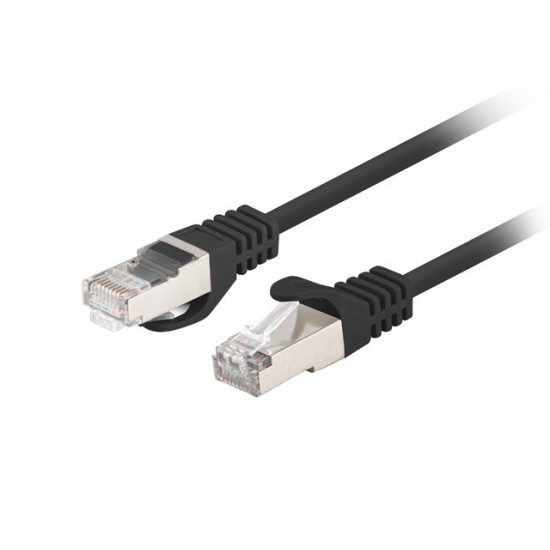 Patchcord kat.6 FTP 5M 10-pak fluke passed czarny