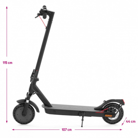 Hulajnoga Scooter One S30 350W, zasięg 30km, amortyzator przód 