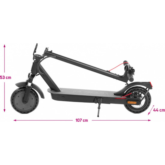 Hulajnoga Scooter One S30 350W, zasięg 30km, amortyzator przód 
