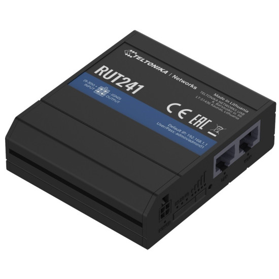 Router LTE RUT241 (Cat 4), 4G, WiFi, Ethernet