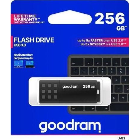 Pendrive UME3 256GB USB 3.0 czarny