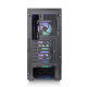 Obudowa - S200 Tempered Glass ARGBx3 Czarna 