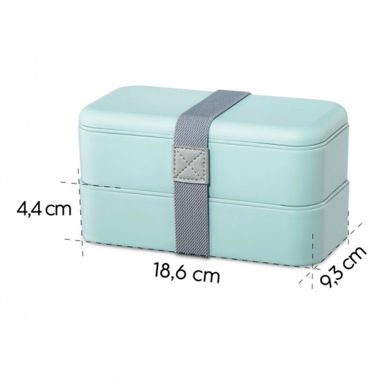 Lunchbox poziomowy Hama na żywność 500 ml TO GO 