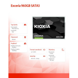 Dysk SSD Exceria 960GB SATA3 550/540Mb/s 