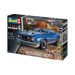 Model plastikowy Samochód 71 Ford Mustang Boss 351 1/25