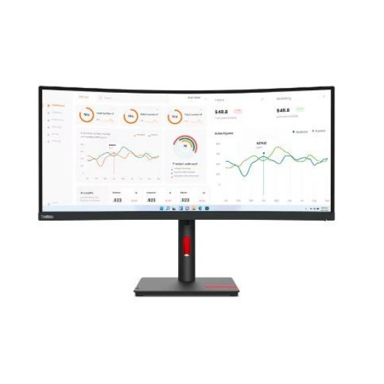 Monitor 34 cale ThinkVision T34w-30 WLED LCD 63D4GAT1EU 