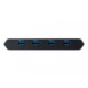 Przełącznik 2-Port 4K DP USB-C KVM Dock Switch with Power 