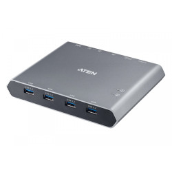 Przełącznik 2-Port 4K DP USB-C KVM Dock Switch with Power 