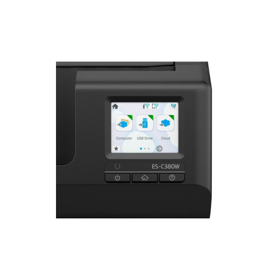 Skaner ES-C380W A4/ADF20/30ppm/USB/WLAN/PCfree 